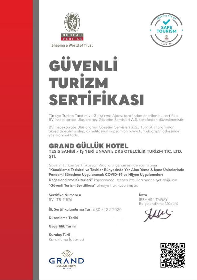 Grand Gulluk Hotel&spa 3* Antalya